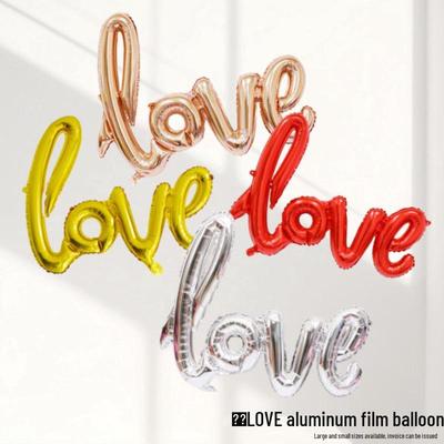 Valentine's Day LOVE Letter Aluminum Balloons - Wedding & Party Decor