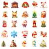50 Christmas Dreamy Cartoon Doodle Stickers, Claus Stickers, Snowflake Decorations