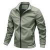 Men's Spring and Autumn Business Casual Stand-up Collar Windproof Jacket