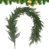 150cm/180cm/270cm Christmas Pine Garland Artificial Faux Pine Christmas Greenery Seasonal Decor Outdoor Christmas Decorations