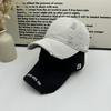 New Soft Top Washed American Retro Ripped Baseball Cap Men's and Women's Letter Embroidered Cap Sunshade Sunscreen Hat