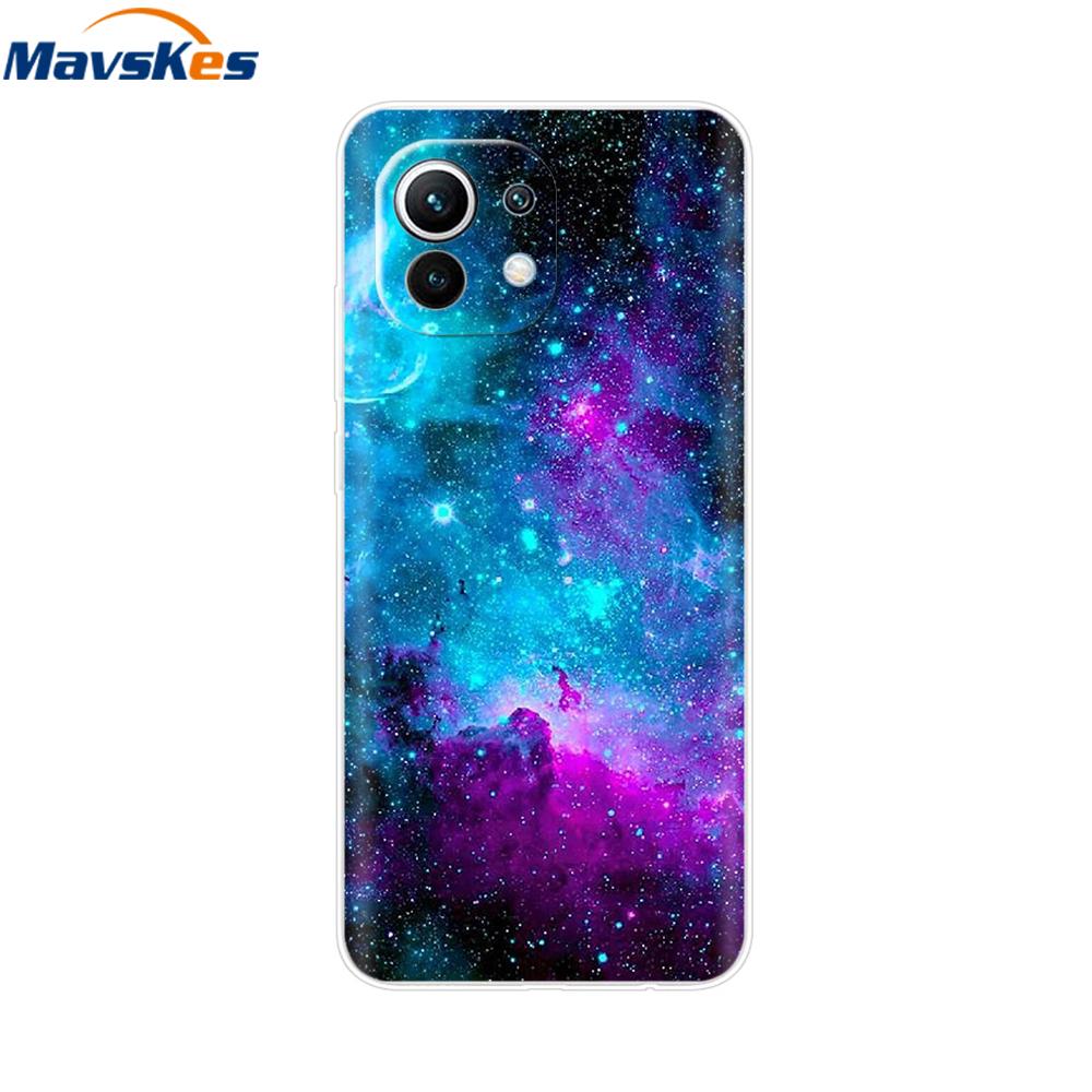 Case For Xiaomi 11 Lite NE 5G Soft TPU Silicone Cover For Xiaomi Mi 11 Lite Mi11 Lite Cases For Xiomi Mi 11 Funda Fashion Bumper