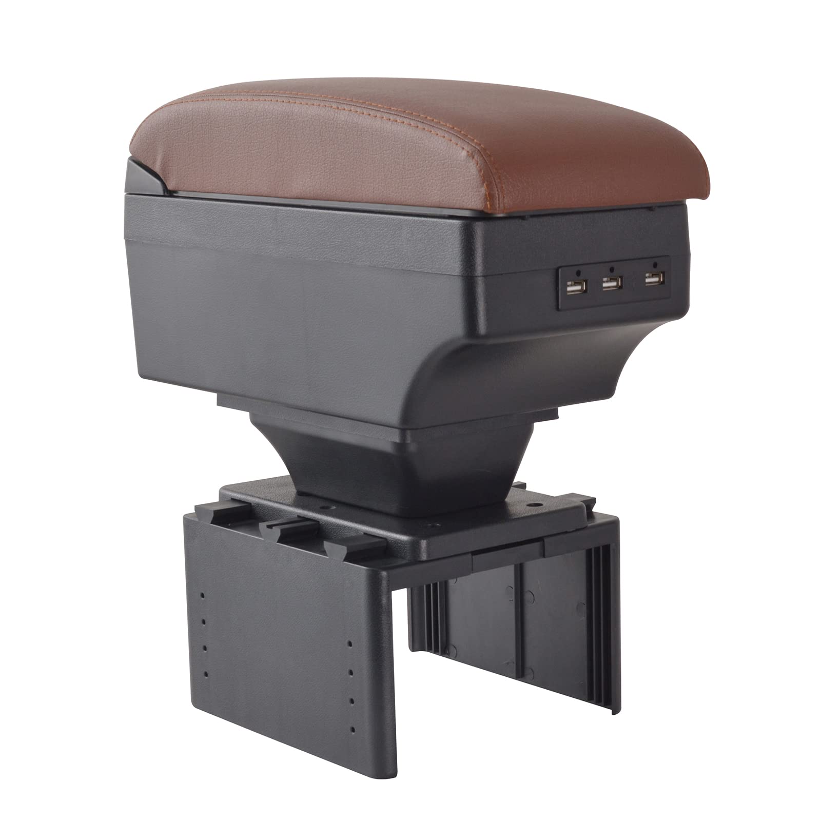 

Universal Armrest Storage Large External Console 7 USB Charging Armrest Interior Center Console Box for Roomy Box, Double-Layer, Capacity, Box,
