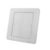 Stainless Steel Floor Socket with Dual Flip Covers, Network, USB, and Five-Hole Outlets