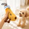 Teeth Grinding Toys for Puppies Plush Fruit Dog Toy with Bell Squeaky Interactive Chew Toy Funny Anthropomorphic Soft Stuffed Small To Medium