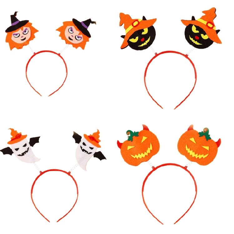 Halloween Headband Day of the Death Hairband Handmade Kits Party Gathering Toy