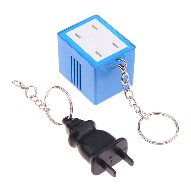 Creative Mini Socket Music Keychain Fun Singing Key Chain Couple Keyring Backpack Pendant Car Key Holder Cute Little Gift