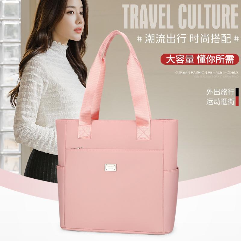 New fashionable multi-functional one-shoulder large capacity lightweight tote mommy bag portable casual women's bag