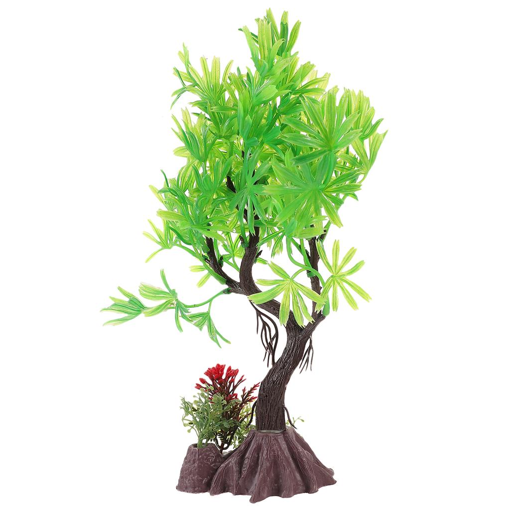 Plastic Aquarium Bonsai Tree Plants Decoration for Goldfish Tank Decors Safe Durable Easy Maintenance Fish Tank Accessories