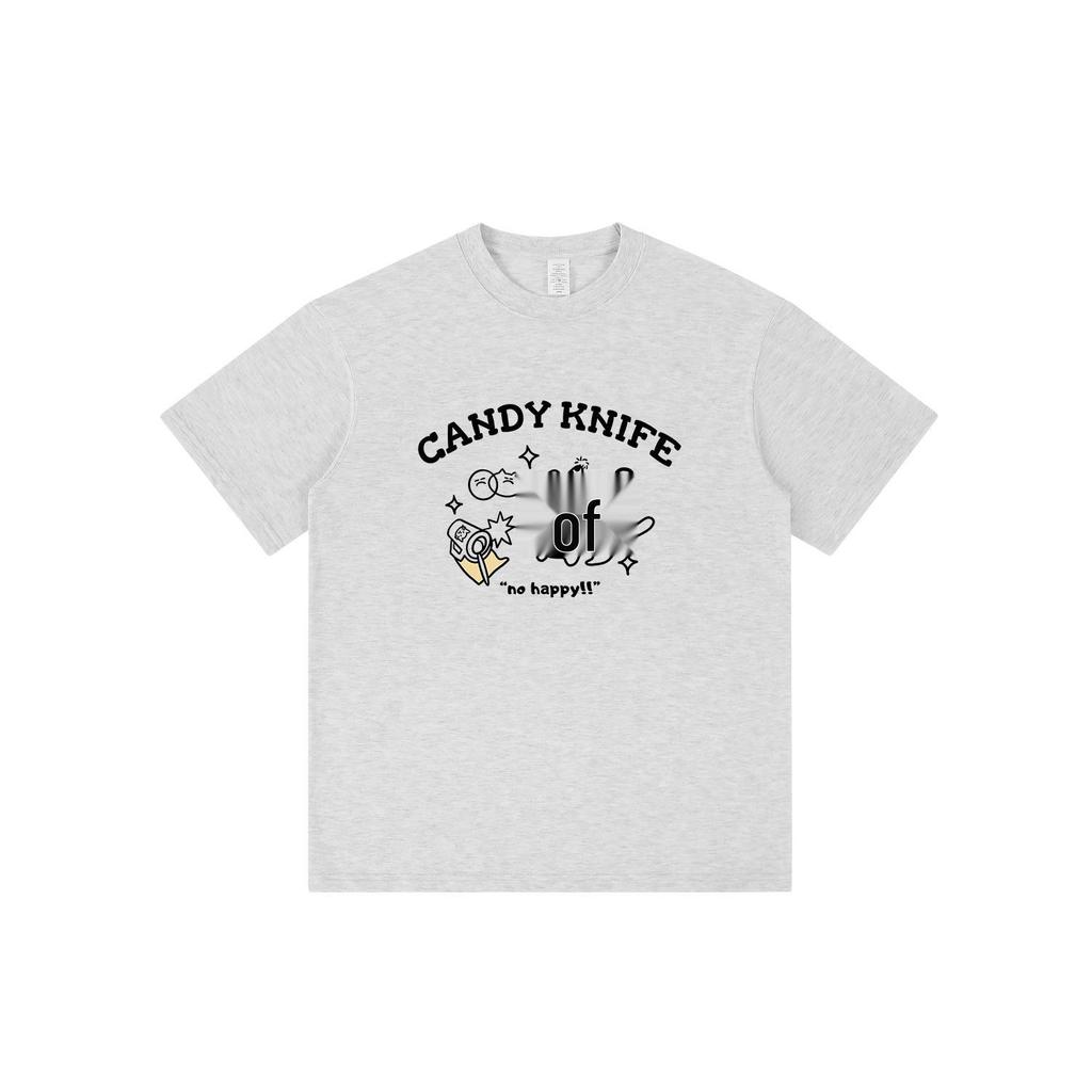 Women's Summer Loose Fit Cute Cartoon Print Cotton T-Shirt 