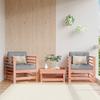 Vidaxl Garden Chairs, 2 Pcs, Solid Douglas Fir Wood