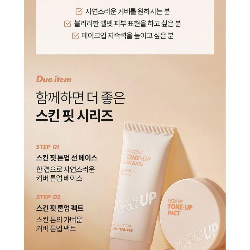 I'M MEME - Skin Fit Tone Up Pact