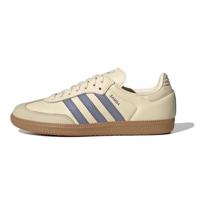 Originals SAMBA OG Chaussures de Skateboard Basses Résistantes à l'Abrasion Femme Ivoire Baskets JS1362