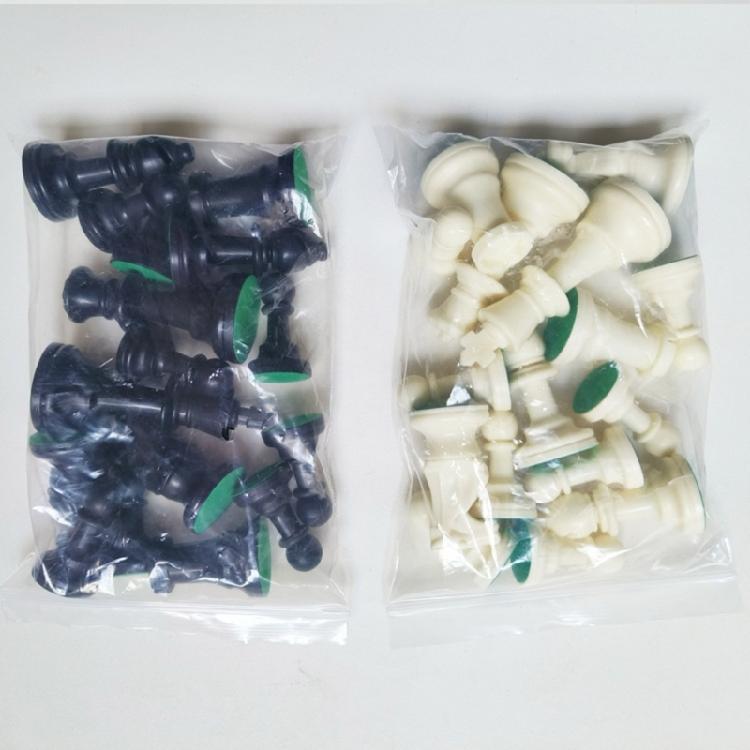 32 Pcs Portable Plastic Chess Pieces Tournament Chessmen Chess Pieces Figures