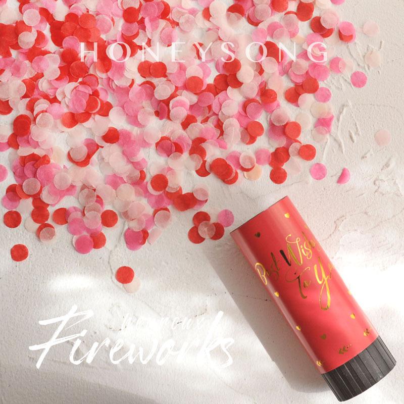 Silver Confetti Cannon for Birthday, Wedding, Party Decor & Photo Props