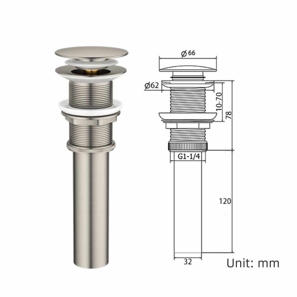 Tight Anti-Odor Seal Pop-Up Sink Drain Stopper Anti Odor Drain Stopper Preventing Clogging