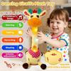 Dancing and Talking Giraffe Toy, Interactive Plush Animal Doll for Boys and Girls, Built-in Functions60The First English Nursery Rhyme Can Repeat