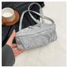 Elegante Leder-Schleifen-Umhängetasche Große Kapazität Einfarbige Crossbody-Tasche Koreanischer Stil Damen-Handtasche Damen