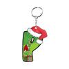 Santa 2D Flat Acrylic Christmas Tree Hanging Decoration Sports Car Decoration Flat Decoration Pendant