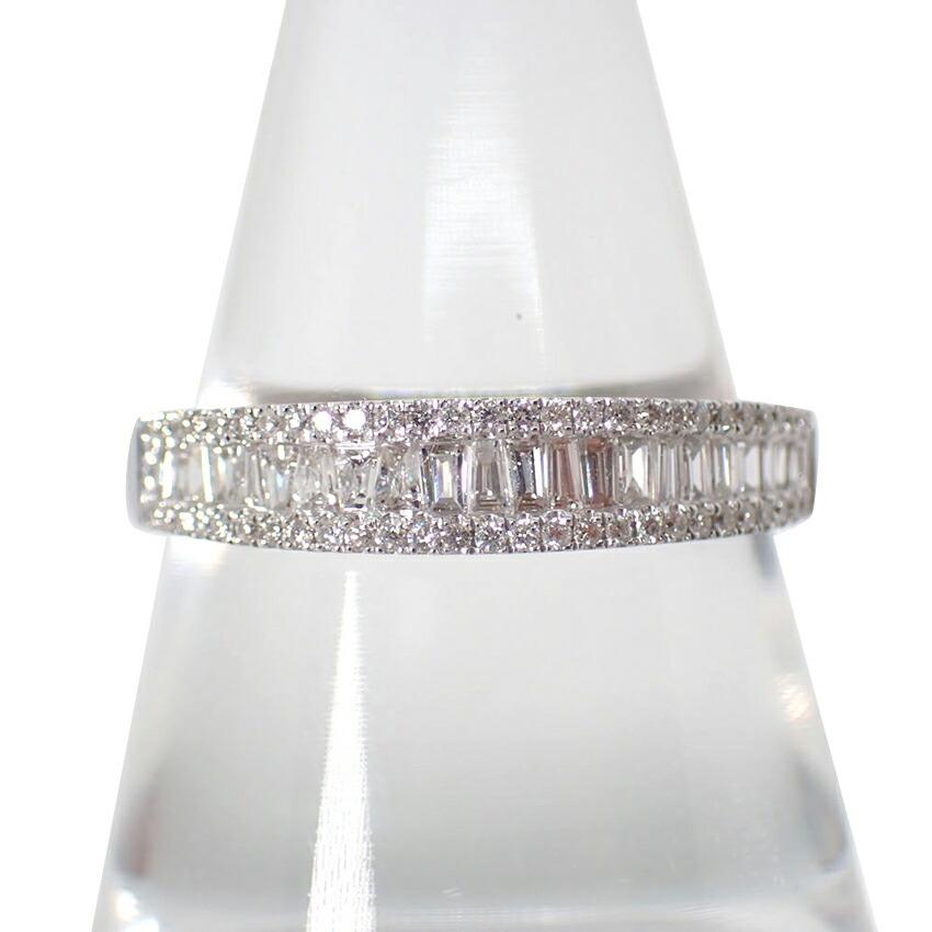 

[Used] K18WG diamond ring/No. 15/g417-32