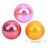 Plated Metal Color Golf Ball 1.68in Practice Balls Indoor Outdoor Training Aids Gifts