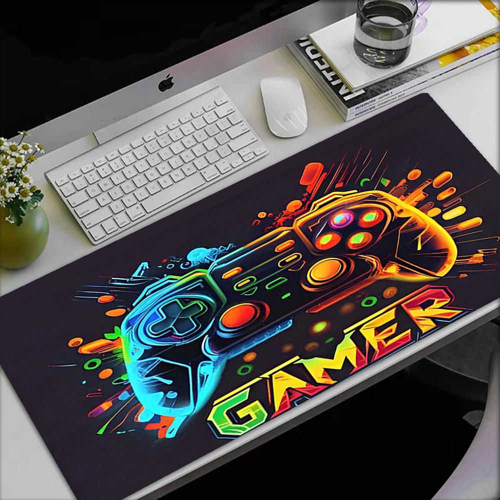 Spielcontroller-Thema Mauspads, Rutschfeste Gummiunterseite, Multifunktionales Büro- & Heimdekor, Perfekt zur Personalisierung des Arbeitsplatzes.