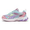 Puma Morphic Mystery Garden Ps Comfortable Retro Kids Casual Shoes Kids Casual Shoes Blue Pink 397884-02