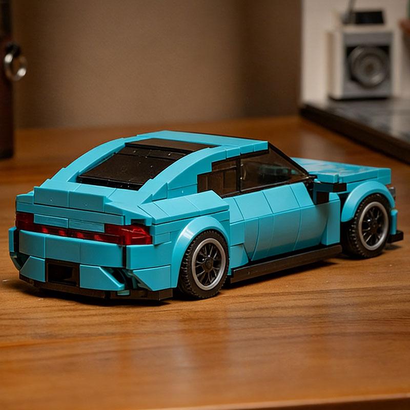Brand new High-Quality Blue High-Quality Sports High-Quality Car High-Quality Building High-Quality Block Collection kit High-Quality Moc