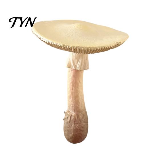 Resin Memo Holder 3D Mushroom Refrigerator Magnet, Fake Decorative Hand Painted Magnets Photo Notes for Whiteboard Cabinet Kitchen