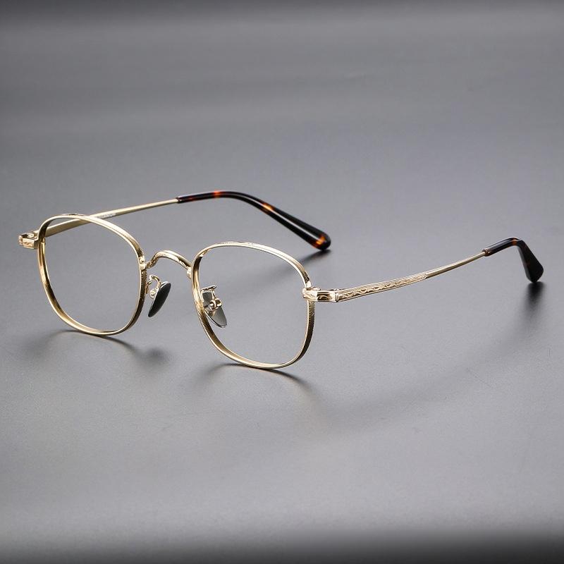 Lzabella Titanium Alloy Eyeglass Frames Men's Glasses Computer Optical Prescription Reading Clear Lenses Women's Eyewear K-125