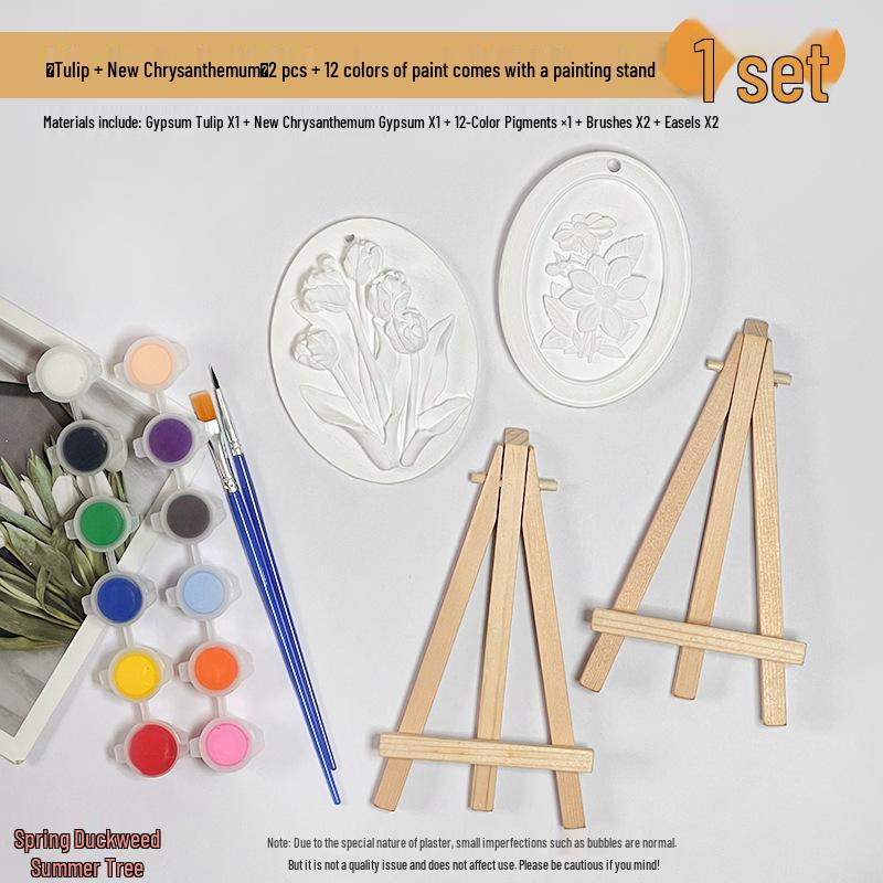 Mini Plaster Doll DIY Coloring Kit – Handmade Creative Toy & Gift Ornament