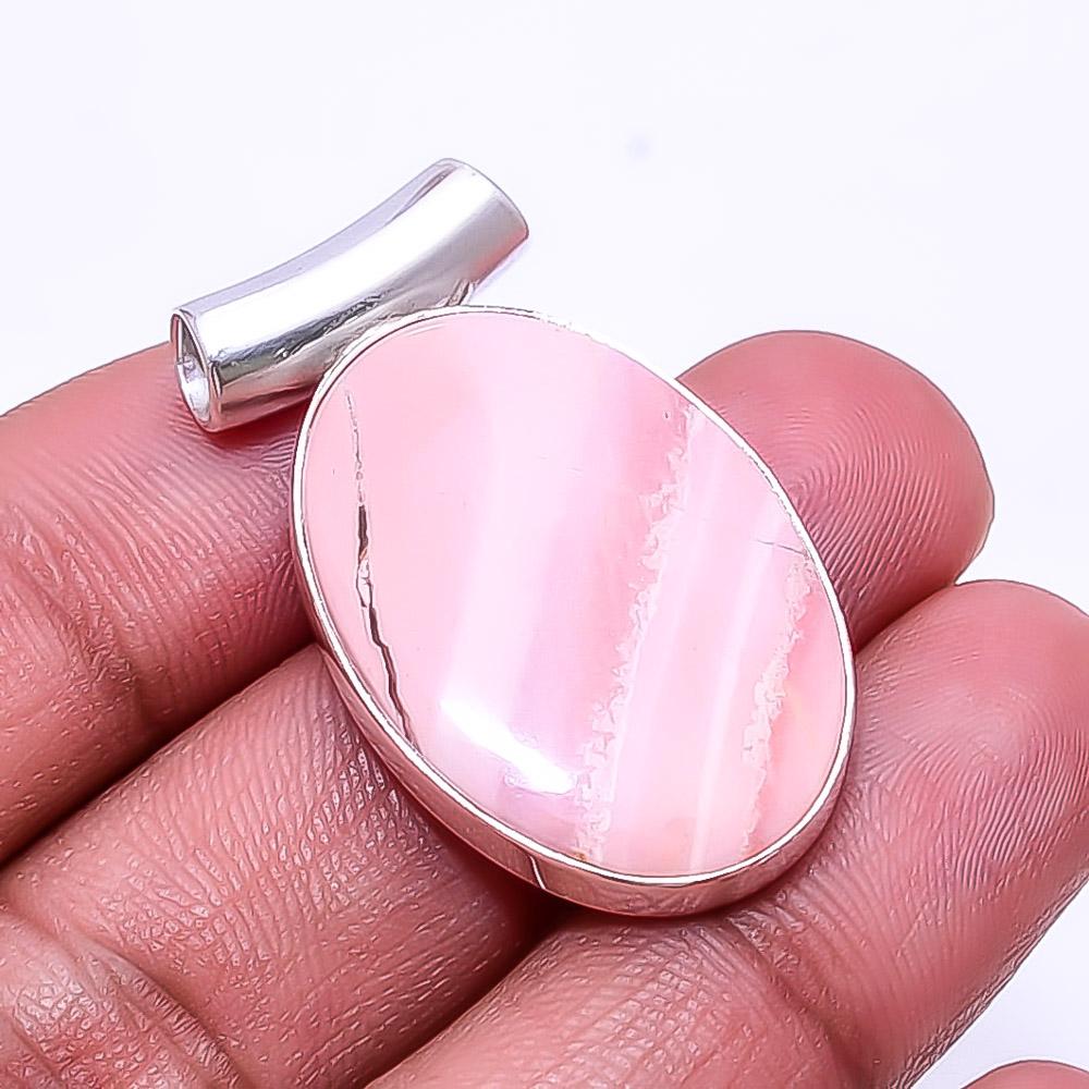 

Pink Opal -Australia 925 Sterling Silver Pendant 1.37 P17