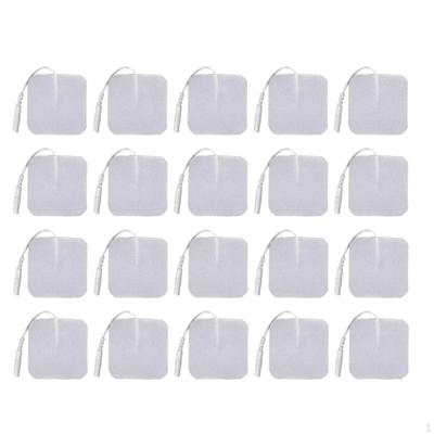 20x Electrode Pads Patches Square Electro Medical for Electrotherapy