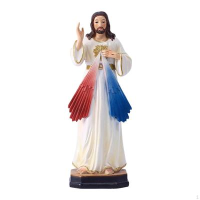 Catholic Divine Mercy Figurine, Jesus Statue Display Decoration Figure,Religious Gift