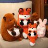Little Fox Rabbit Doll Plush Toy Groundhog Doll Girl Soothing Ragdoll Birthday Gift
