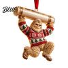 Holiday Cash Present Decoration Big Foot Money Holder for Cash 2D Acrylic Sasquatch Gift Unique Grandchildren Ornament Clear Xmas Tree Hanging Party