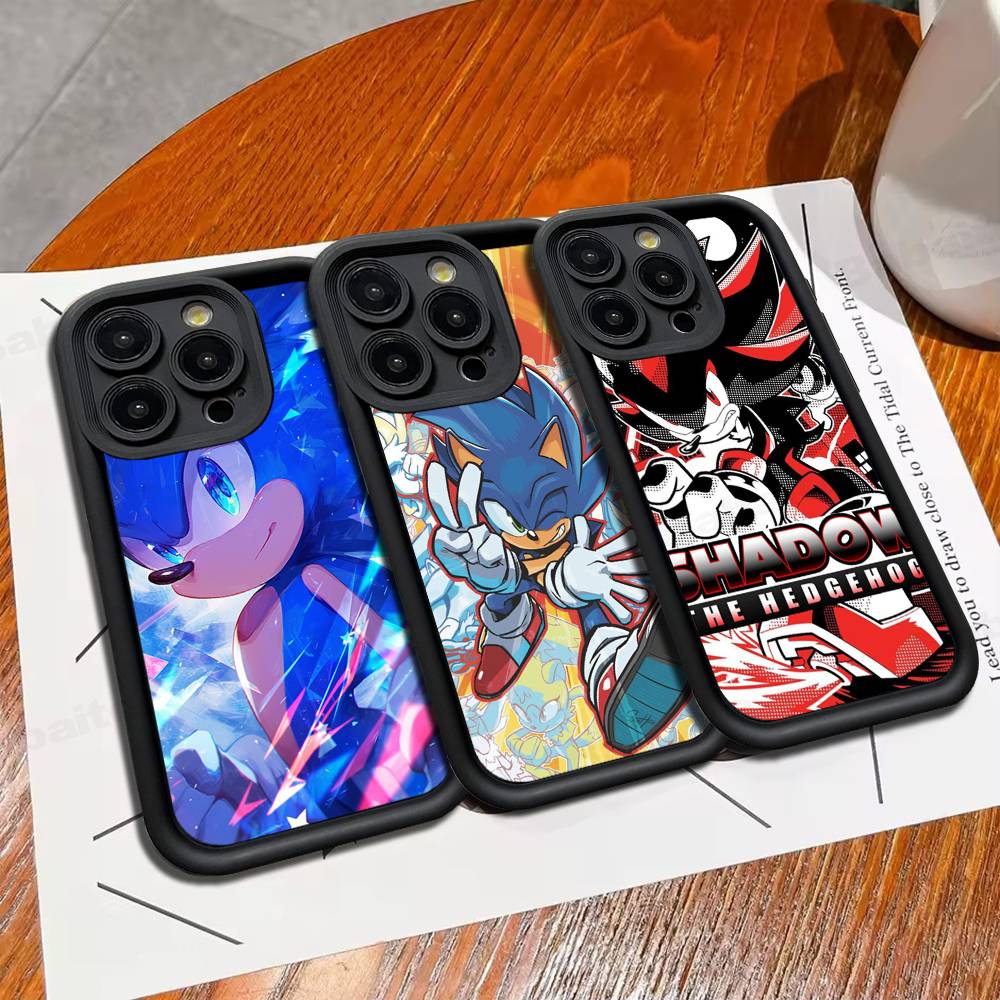 Game S-Sonic Movie Anime Silicone Phone Case For IPhone 17 Pro Max 16 15 14 13 12 11 Plus 17 Air