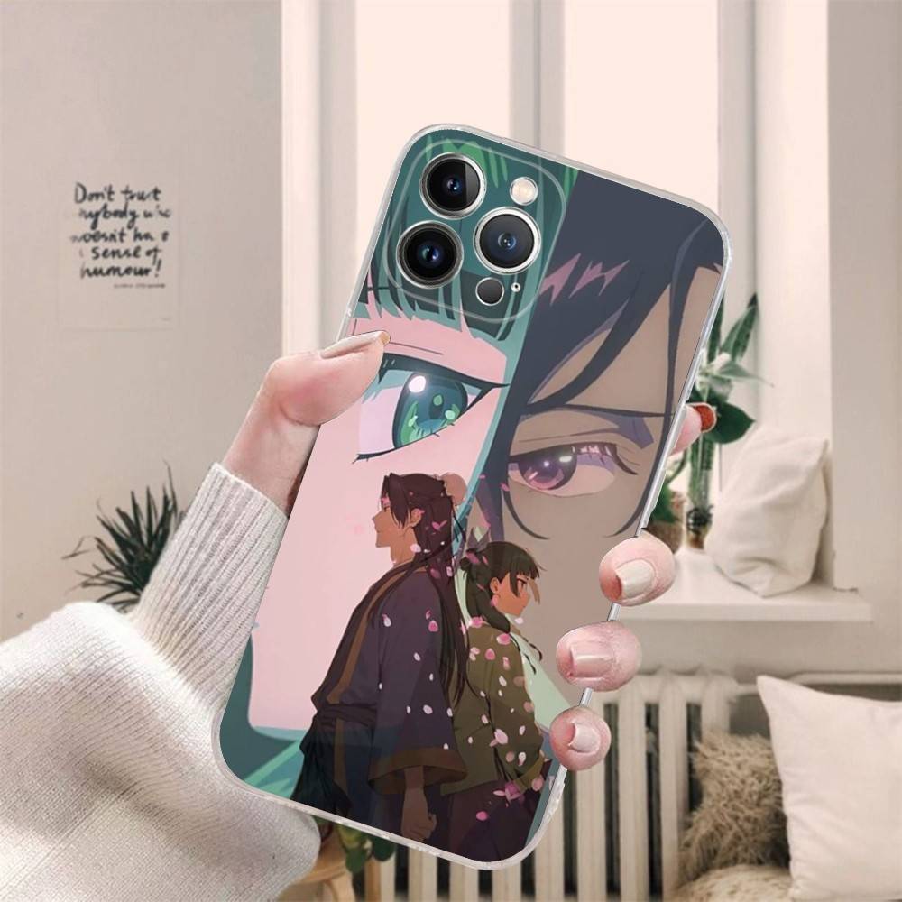 Anime A-Apothecary Diaries Transparent Phone Case For IPhone 16 15 14 13 12 11 Pro Max Plus Soft Cover