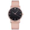 Strap Silicone Women Watch With Starry Sky Design Fashionable Quartz
