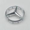 2025 Hot 52mm 58mm ABS Chrome Black Star Logo Mercedes Steering Wheel Logo Sticker For Mercedes Benz C E S Class W253 Emblem Acc