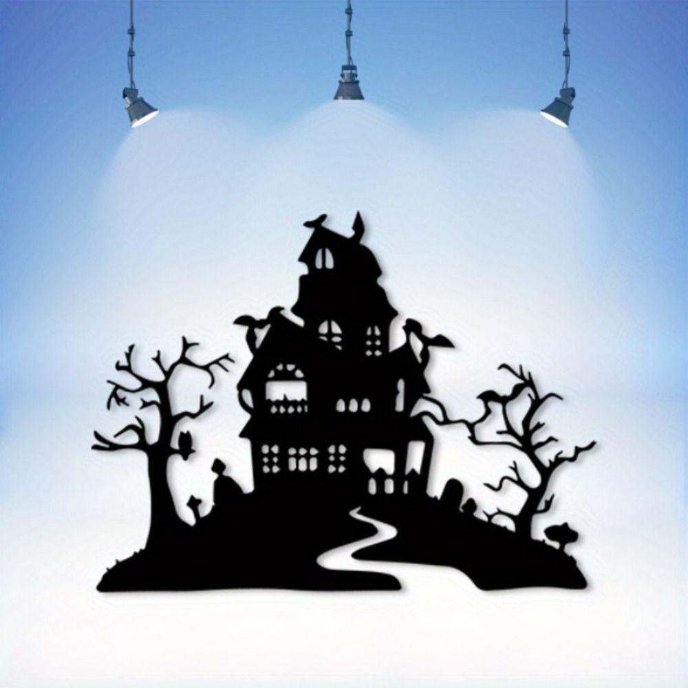 

Halloween Metal Decor Wall Art Pumpkin Spider Web