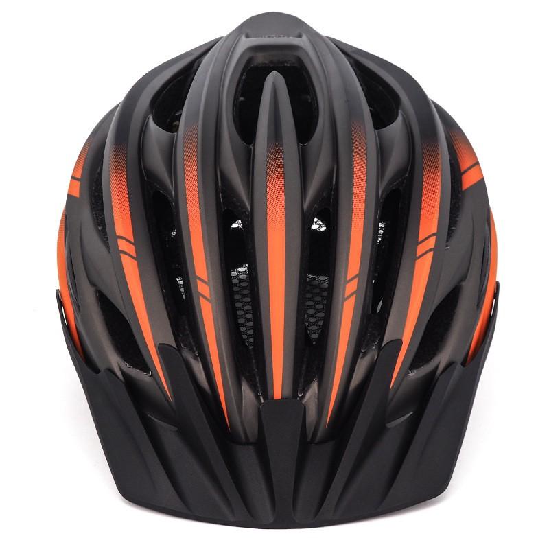 Full-Shell Mountain Bike Helmet Adults Outdoor Trail Cycling Safety Gear With Integrated LED Light