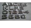 Chrome Silver Car DIY Trunk Letters Number Badge Emblems for Mercedes Benz AMG A B C E G S CLS CLK GLE GLC ML GLK SL CL GLS SLK