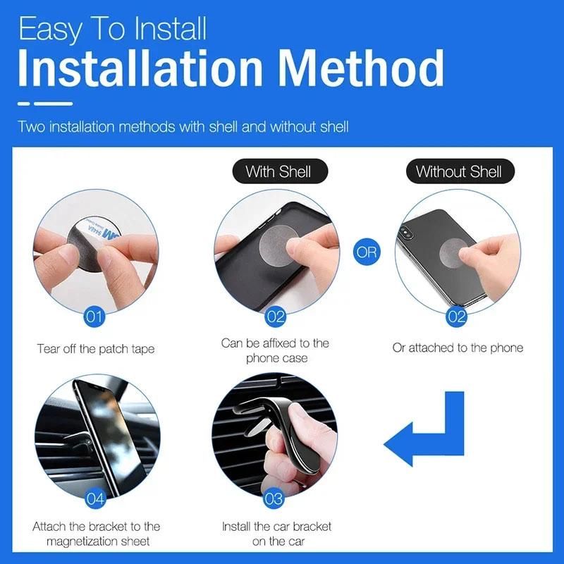 Car Stickers Magnetic Car Phone Holder Air Vent Clip Mount GPS Holder Car Stickers For Alfa Romeo Giulia Giulietta Tonale MITO STE6