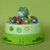 Kids' Jumping Frog Cartoon Net Catching Launcher Toy Green Frog with Colorful Jumping Pups, Battery Operated (Batteries Not Included),  Frog Toys