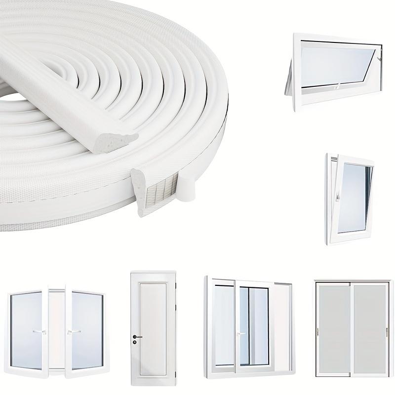 

3M New Door and Window Seals High Density PU Wedge Weather Stripping Seal Strip Doors Gap Filler Noise Blocker Foam Tape Sealing 3M белый