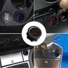 Kebidumei Car Round Temperature Voltmeter 12-24V Auto Voltage Meter Display Digital Measurement Car Motorcycle Boat Thermometer