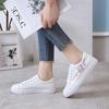 Fashion Women Casual Shoes Spring Autumn Fashion White Shoes 2025 New Breathable Embroidered Flower Casual Sneakers Zapatos De Mujer