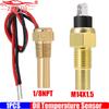 ZMFJH 1PCS Oil Temperature Sensor 1/8NPT, M14X1.5 Oil Temp Sensor for Universal Oil Temp Gauge Replacement Sensor 10mm