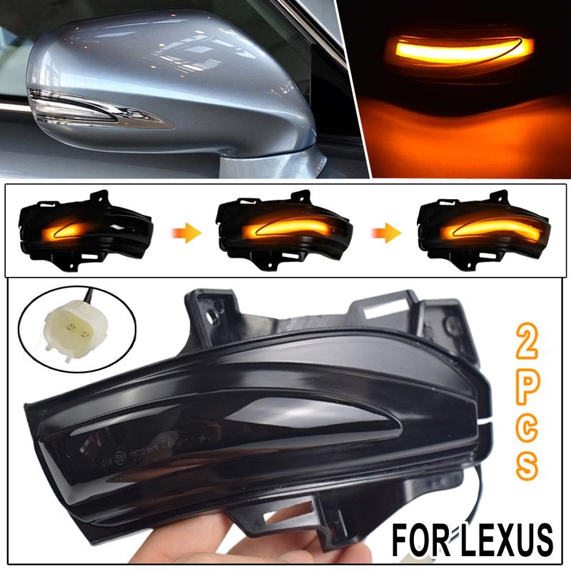 LED Dynamic Side Mirror Turn Signal Light For Lexus IS LS ES240 IS300C IS250 250C LS460 LS460L Sequential Lamp Blinker Indicator